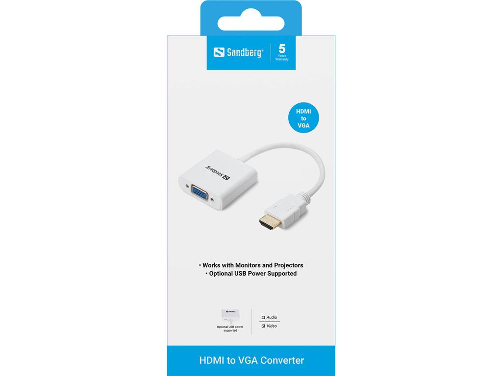 Sandberg HDMI na VGA pretvornik