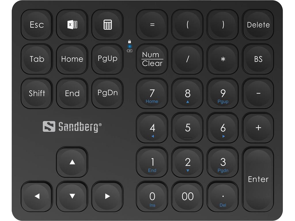Sandberg Brezžični numerični blok Pro