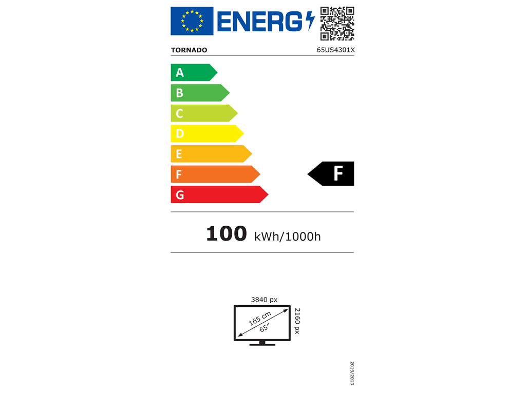Tornado Smart TV 65” UHD, WebOS