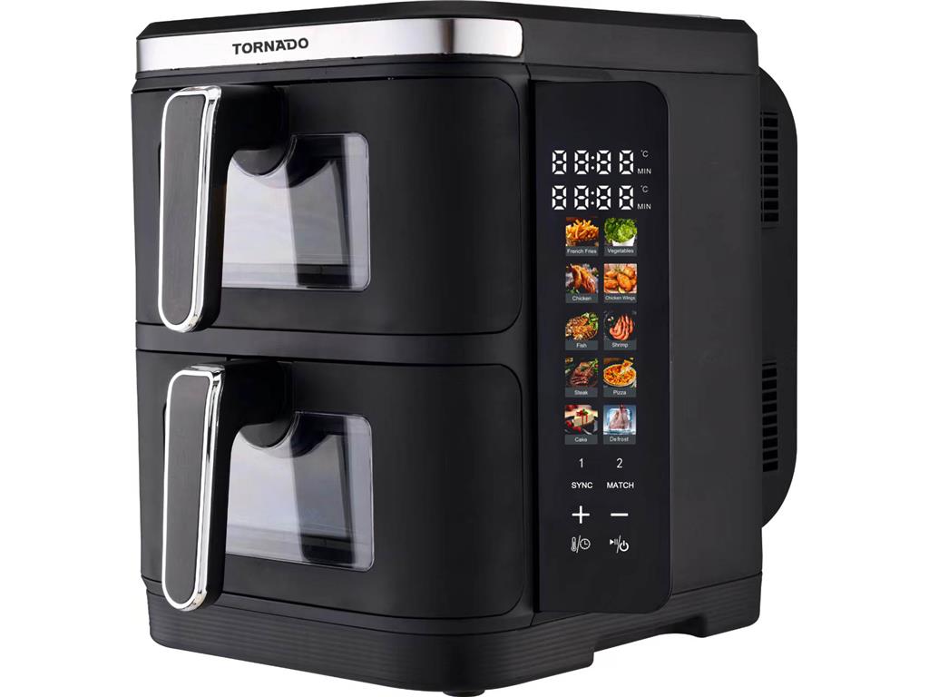 Tornado Air Fryer dve posodi 2x1400W