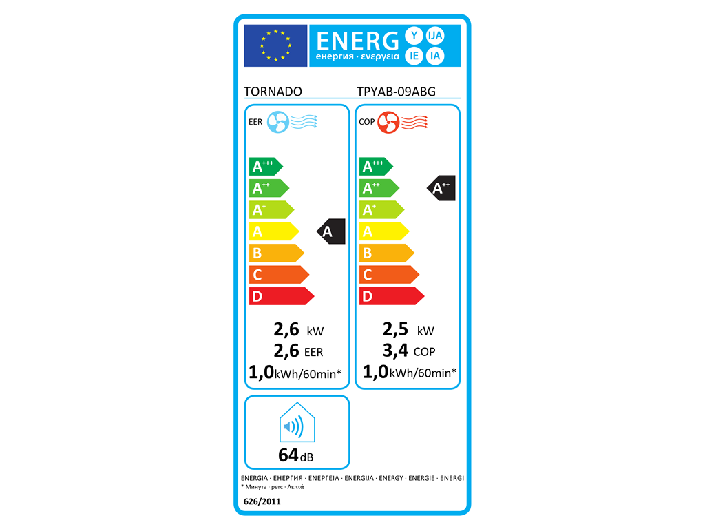 Tornado Prenosna klimatska naprava 9000 BTU