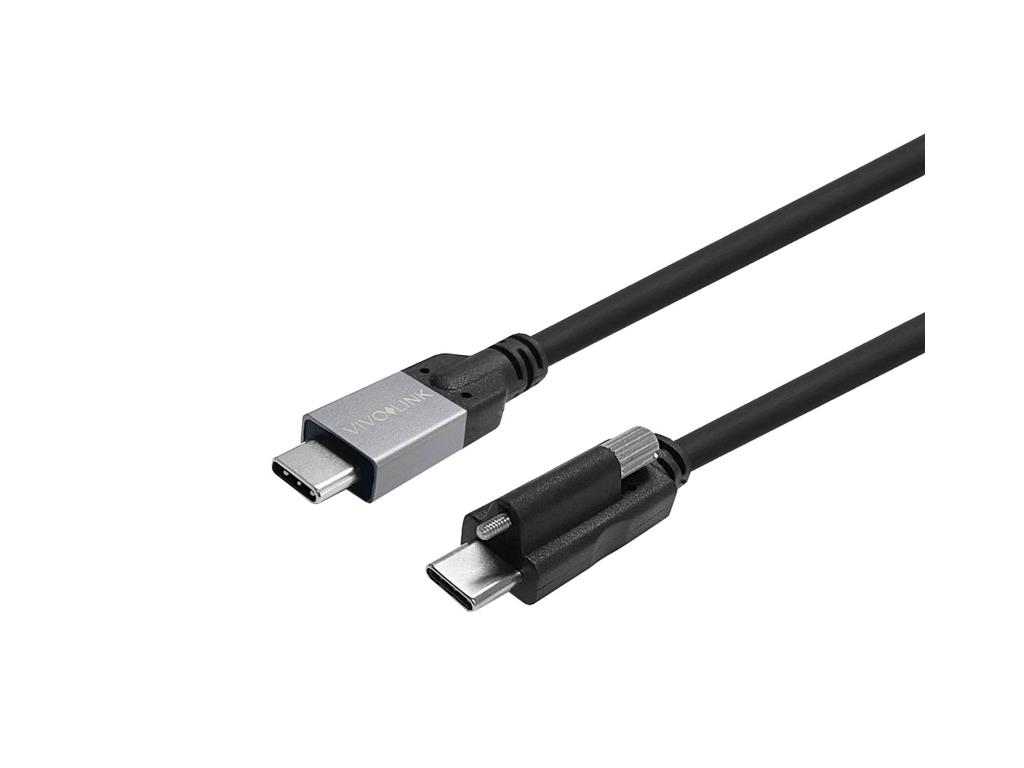 Vivolink Kabel USB C-C 3.2 z vijakom, 5m