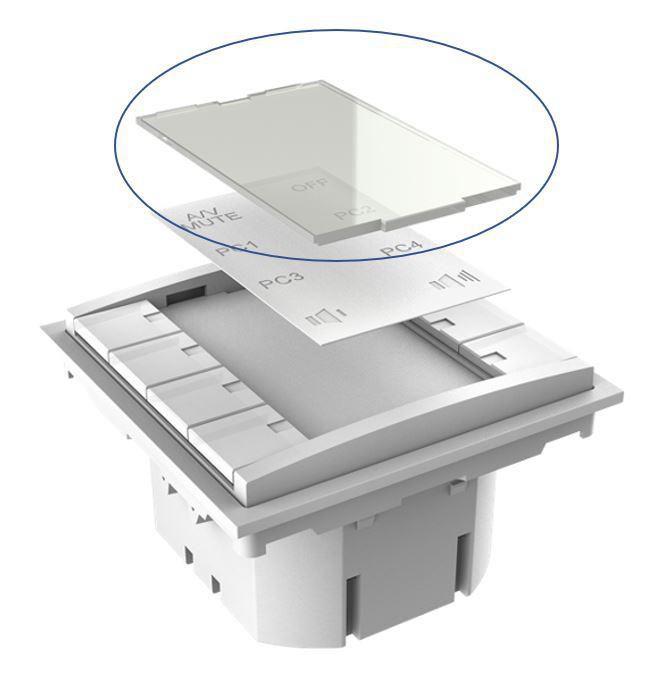 Vivolink Plexiglasna nadomestna plošča za VLCP8B
