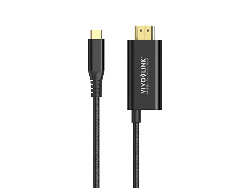Vivolink Kabel USB C-HDMI kabel s polnjenjem, 2m