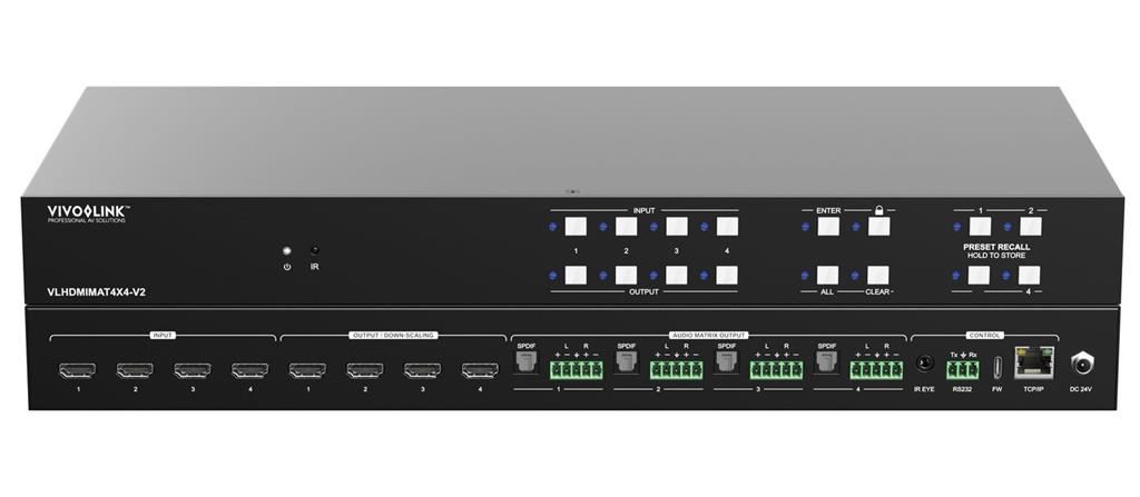 Vivolink Matrični hitri preklopnik HDMI 2.0 4x4