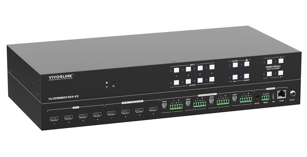 Vivolink Matrični hitri preklopnik HDMI 2.0 4x4