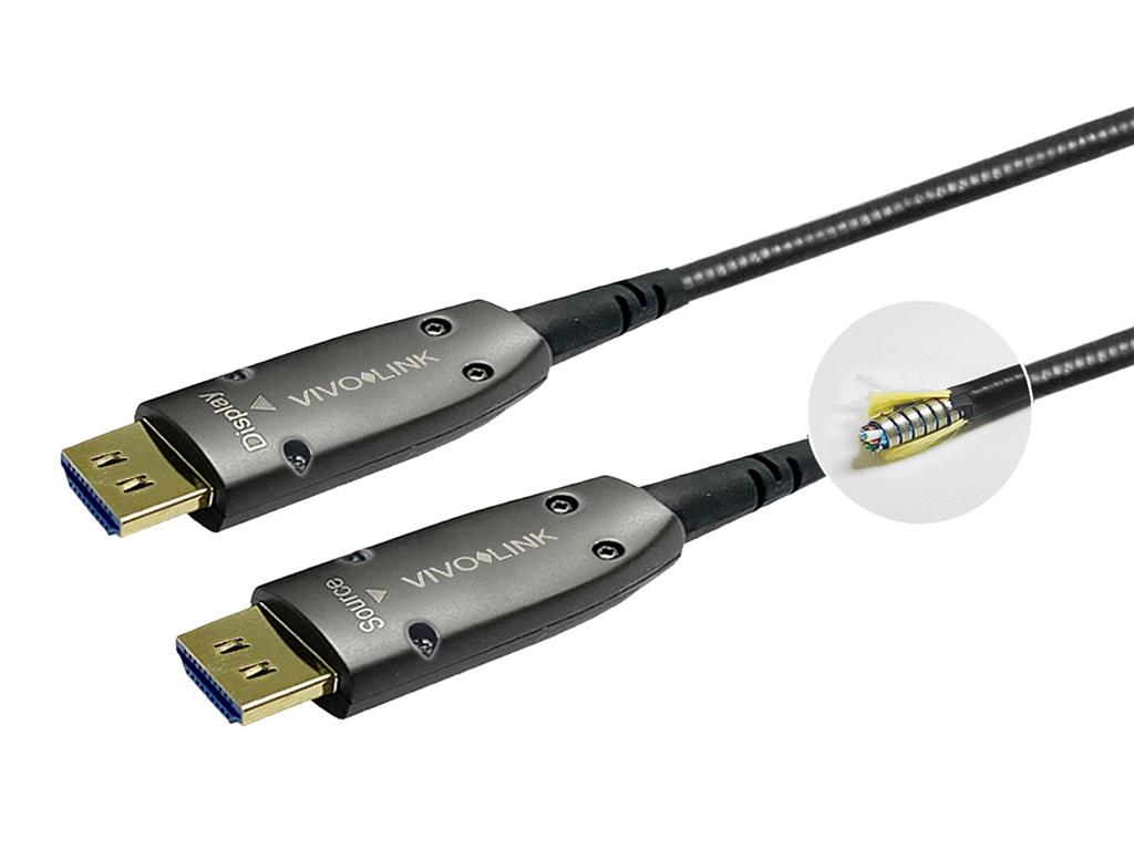 Vivolink HDMI ojačan optični kabel 20m na kolutu