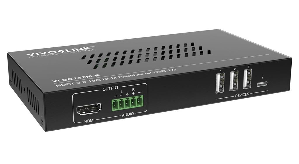 Vivolink HDBaseT 3.0 18G 4X2 brezhibni KVM switch