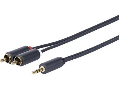 Vivolink 3,5mm kabel na 2xRCA M-M 0,5m