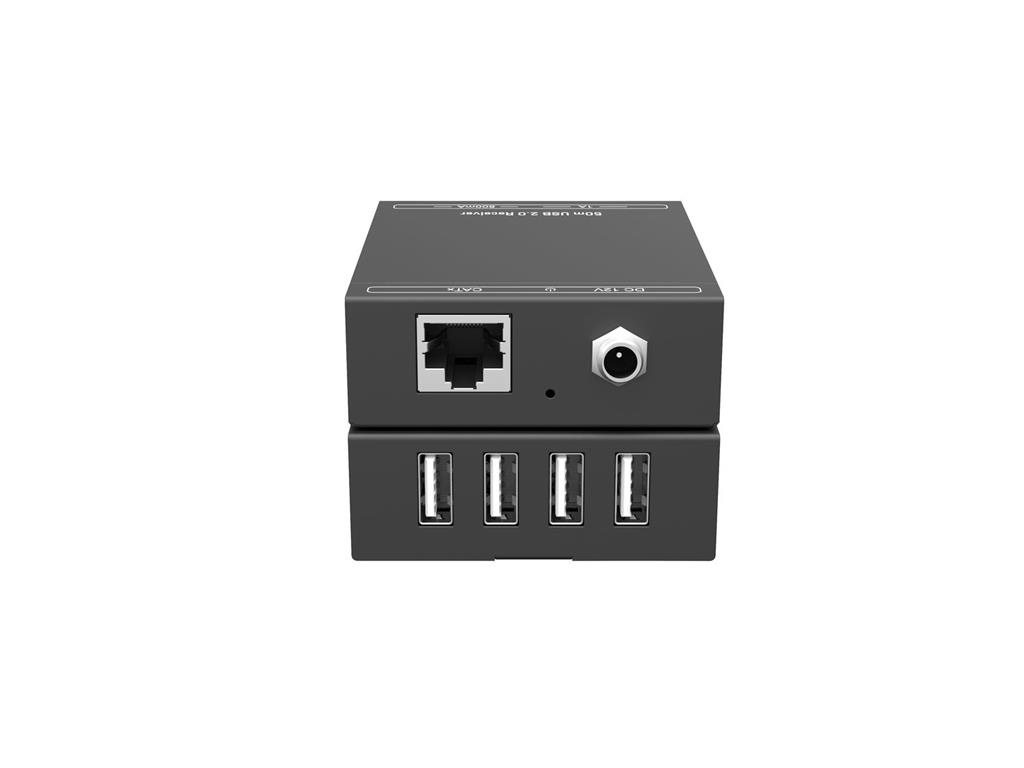 Vivolink USB 2.0 extender komplet 50m (4-vhodi)