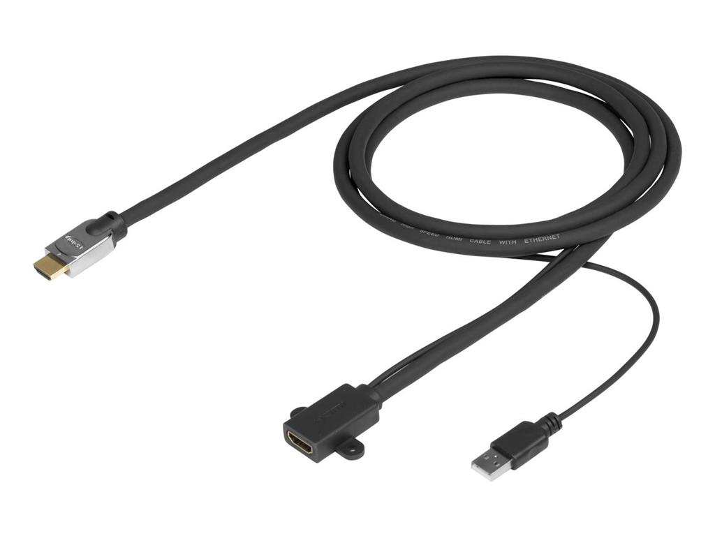Vivolink Pro kabel HDMI M/F z USB napajanjem 3m
