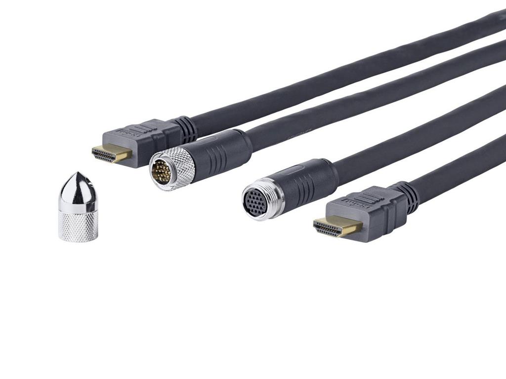 Vivolink HDMI kabel za skozi steno, 20m