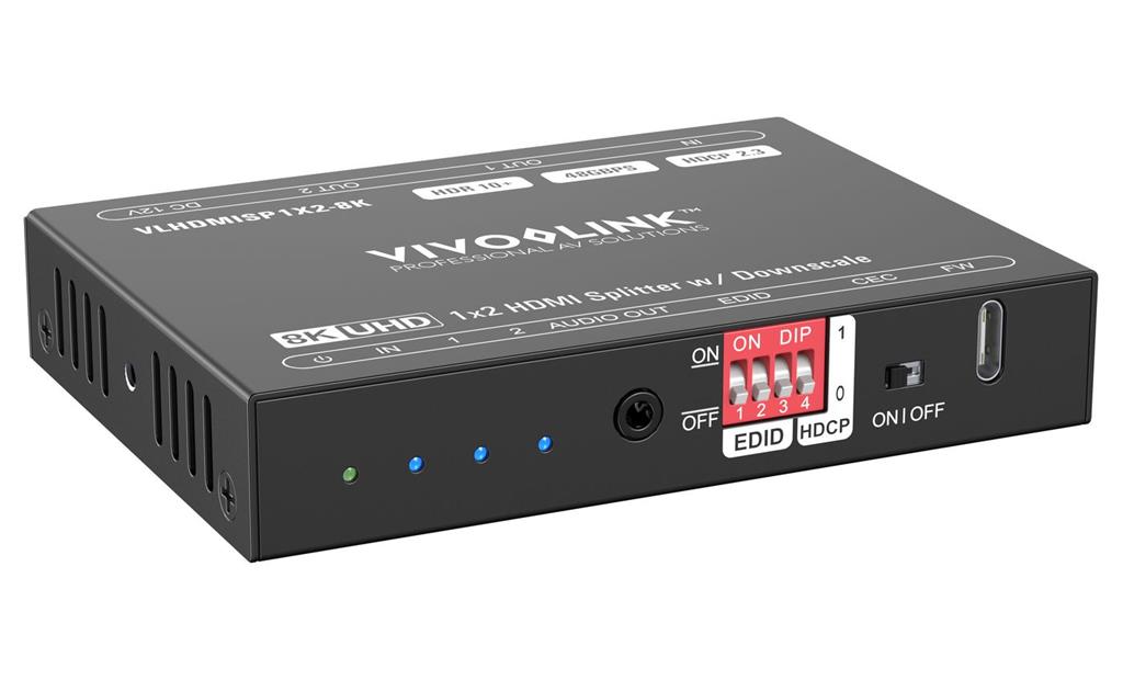 Vivolink HDMI razdelilnik 1x2, 8K60Hz