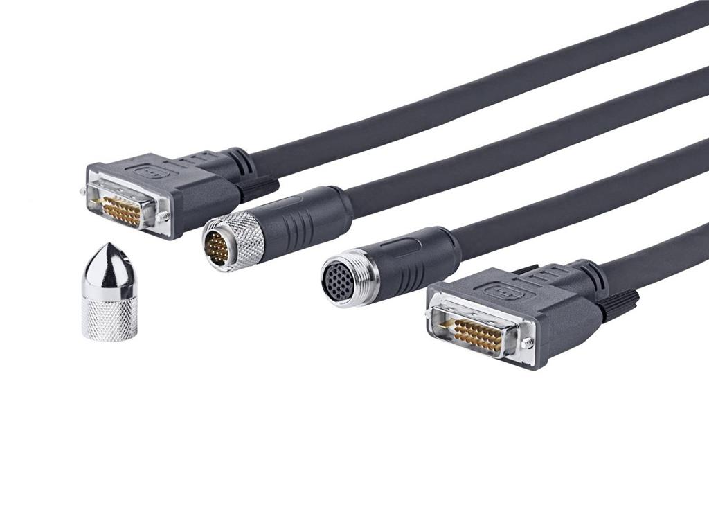 Vivolink DVI-D kabel za prehod skozi steno, 20m