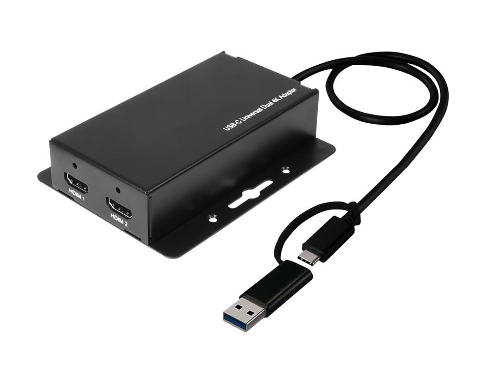 Vivolink Adapter USB C/A na 2x HDMI 4K