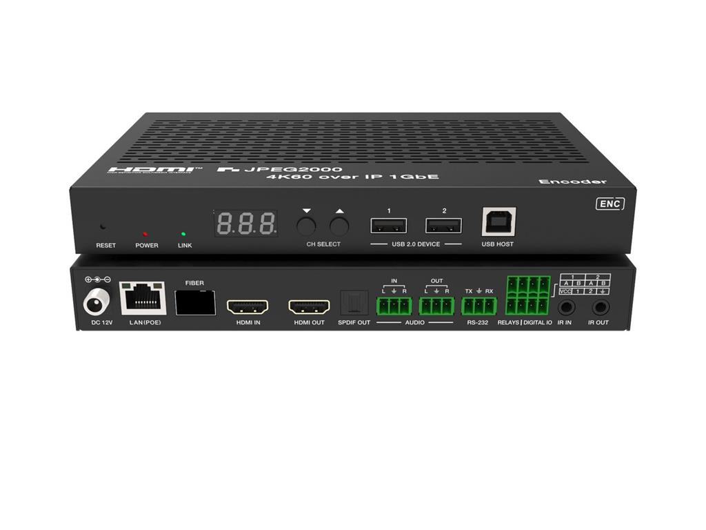 Vivolink JPEG2000 4K60 HDR AV prek IP z KVM