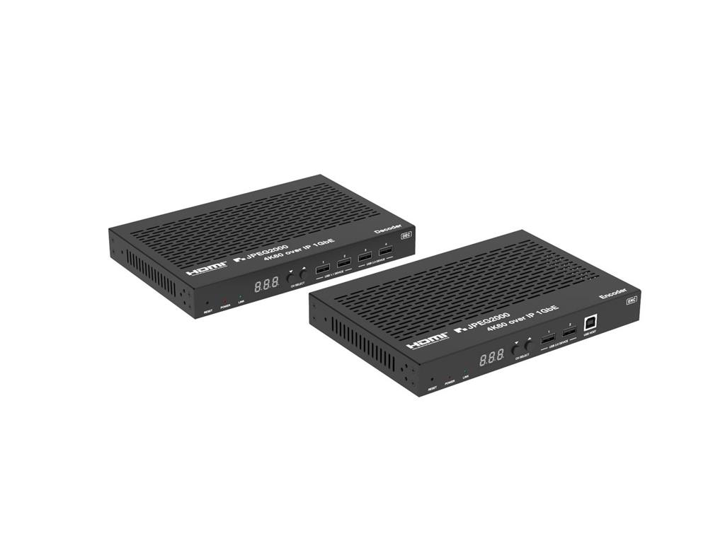 Vivolink JPEG2000 4K60 HDR AV prek IP z KVM