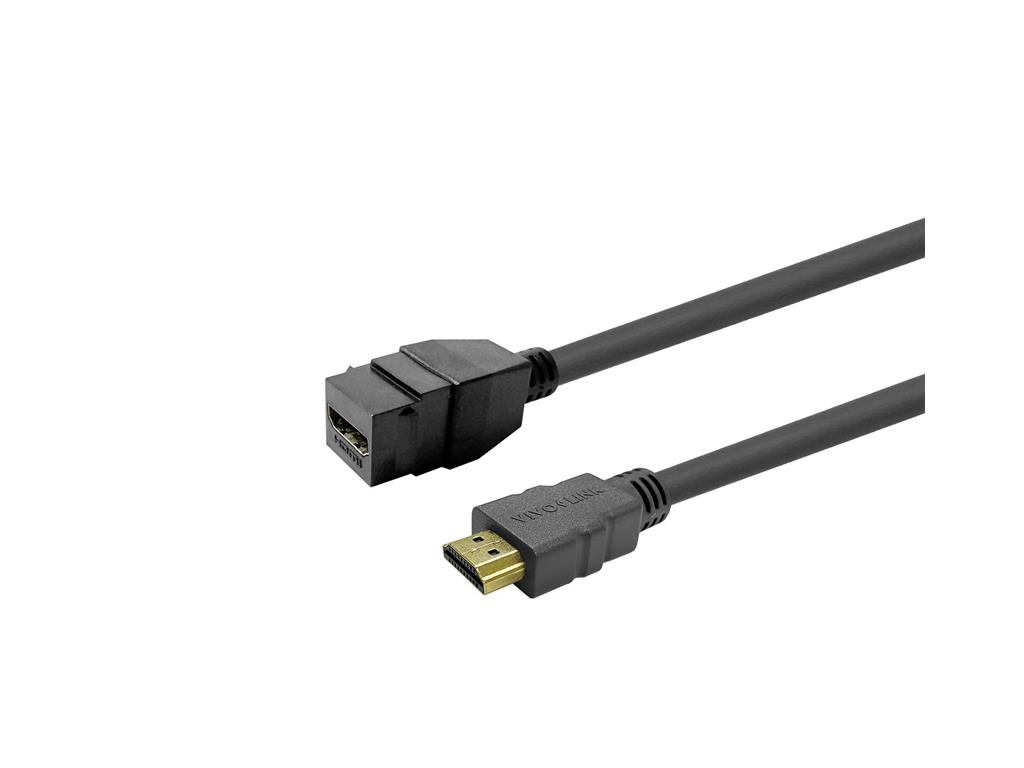 Vivolink Pro Keystone črn HDMI (F) na HDMI (M)