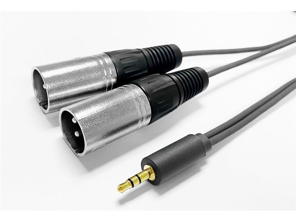 Vivolink Kabel 3,5mm na 2x XLR (M) 2m