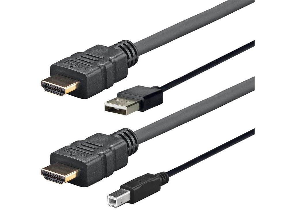 Vivolink HDMI+USB-A na HDMI+USB-B