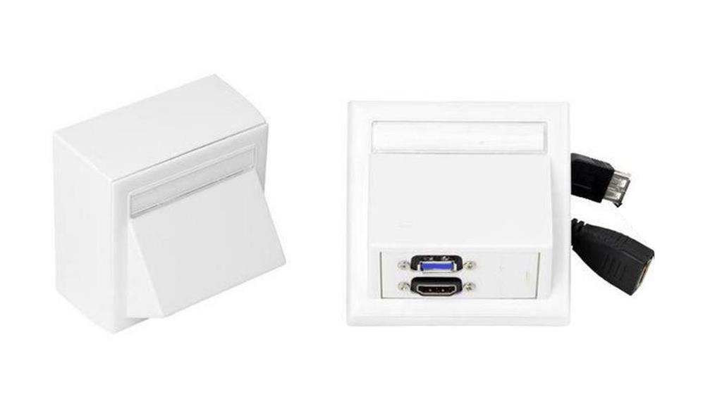 Vivolink Stenska doza HDMI 2.0 + USB3.0