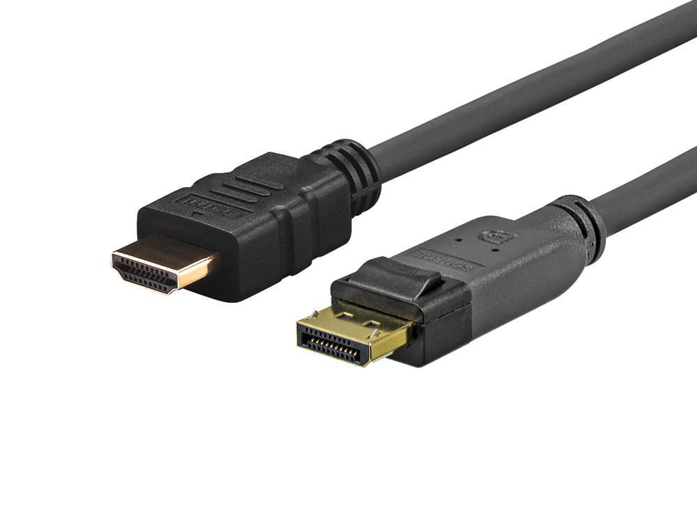 Vivolink Pro kabel Displayport na HDMI, UHD, 1m