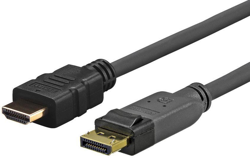 Vivolink Pro kabel Displayport na HDMI, UHD, 1,5m