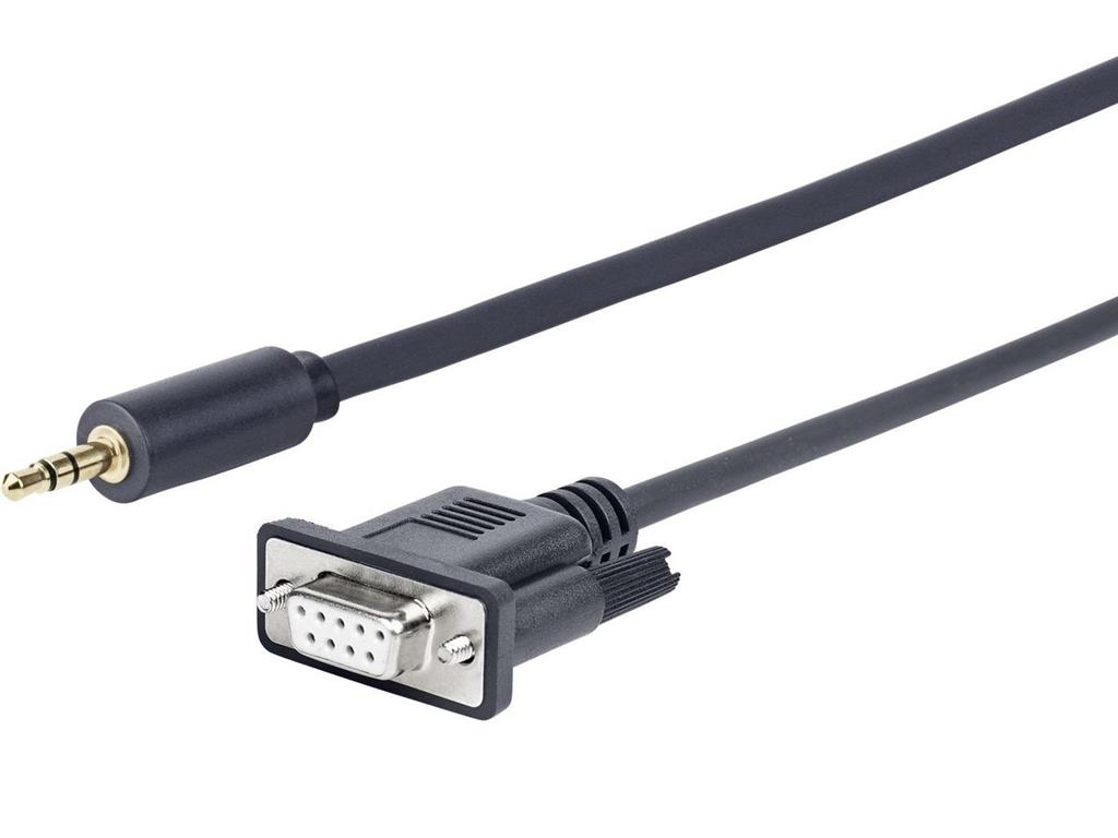 Vivolink 3,5mm - D-Sub 9 pin, 24AWG, M/F, 25m