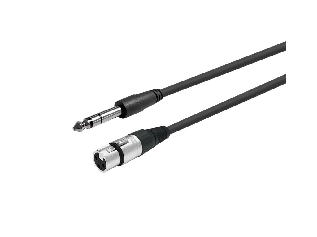 Vivolink XLR ženski na stereo jack 6.35, 3m