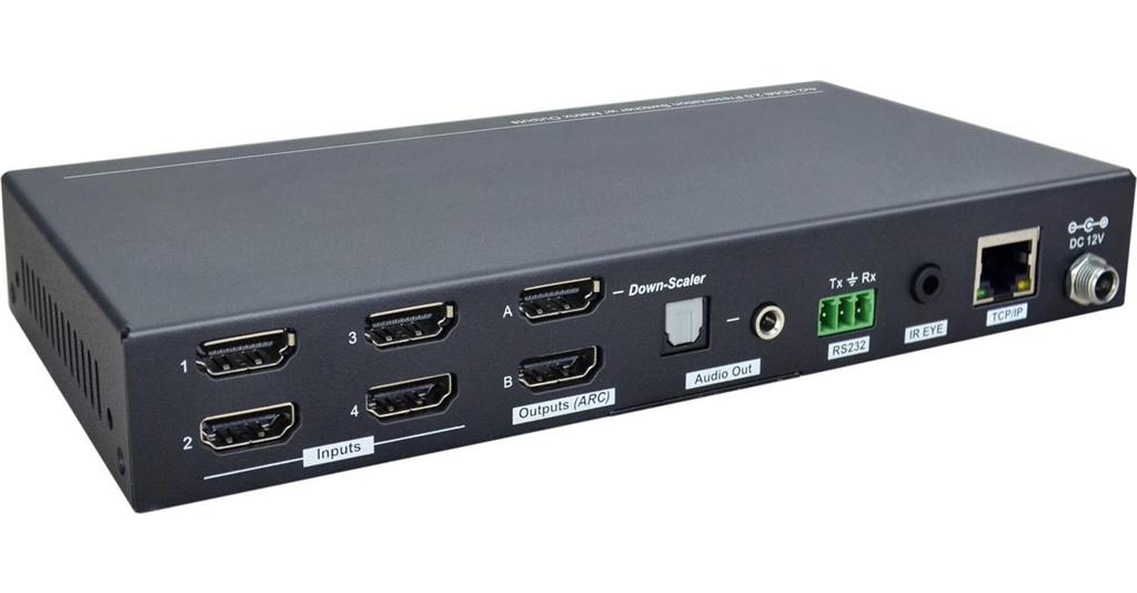 Vivolink Matrično stikalo HDMI 2.0 4x2, HDCP 2.2
