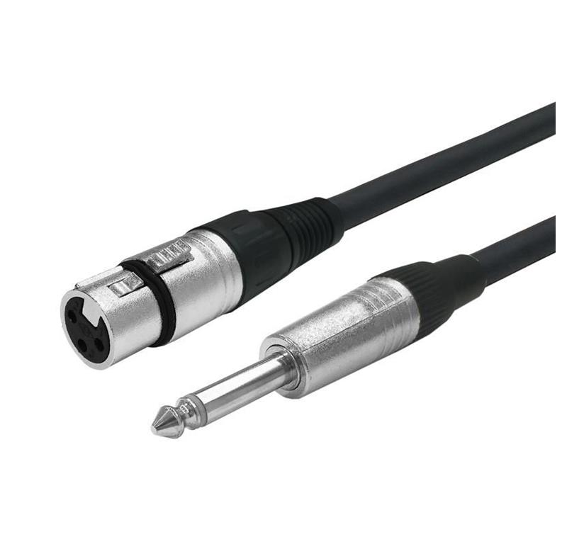 Vivolink XLR ženski na mono jack 6.35mm, 3m