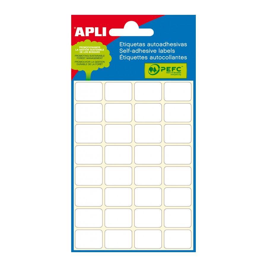 Apli Mini nalepke 10 x 16 mm za ročno pisanje, 216 kos