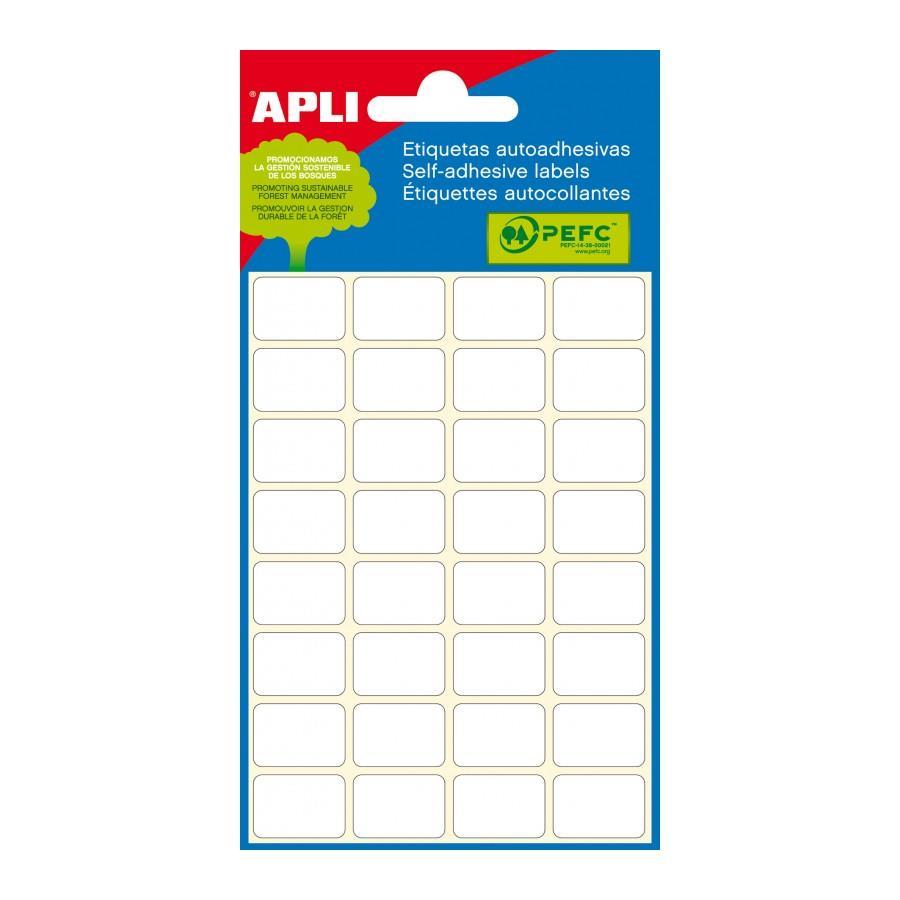 Apli Mini nalepke 12 x 30 mm za ročno pisanje, 144 kos