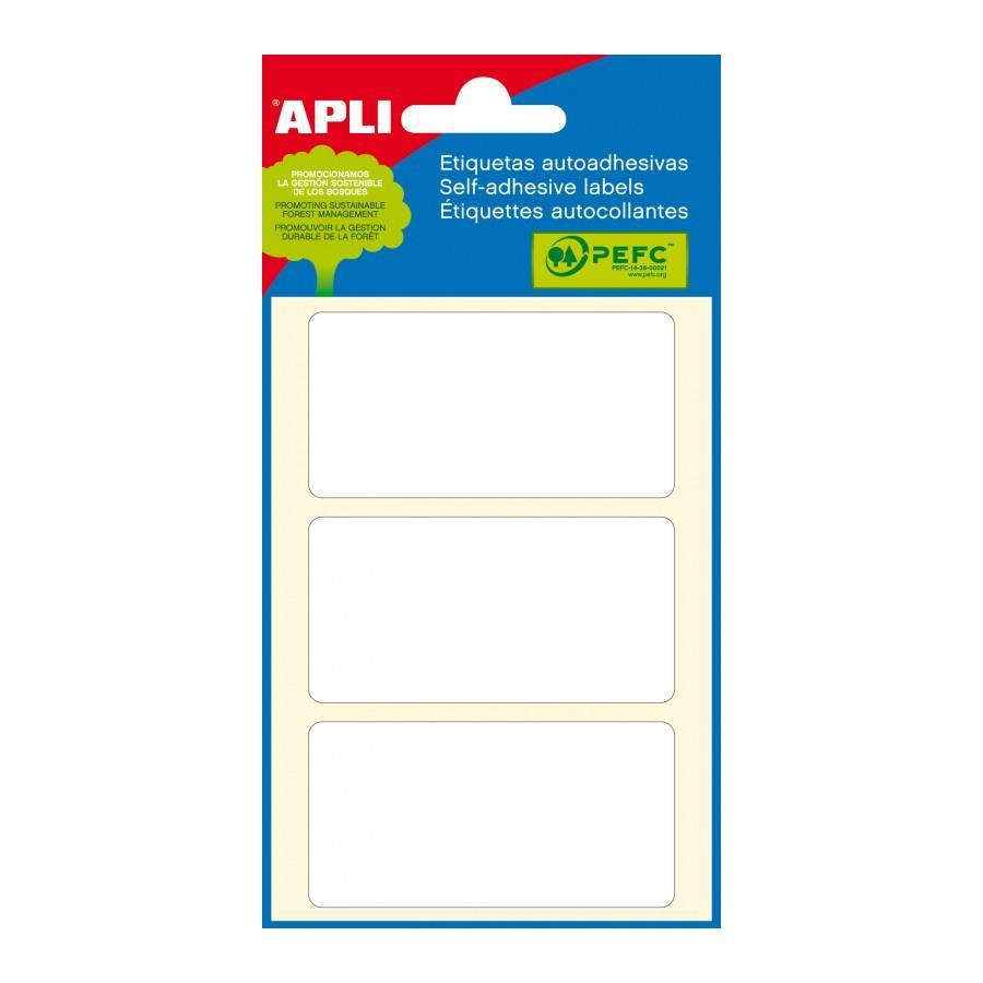 Apli Mini nalepke 34 x 67 mm za ročno pisanje, 18 kos