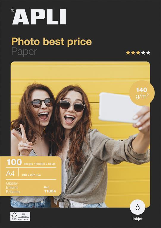 Apli Foto papir A4 Best Price 140g 100 listov