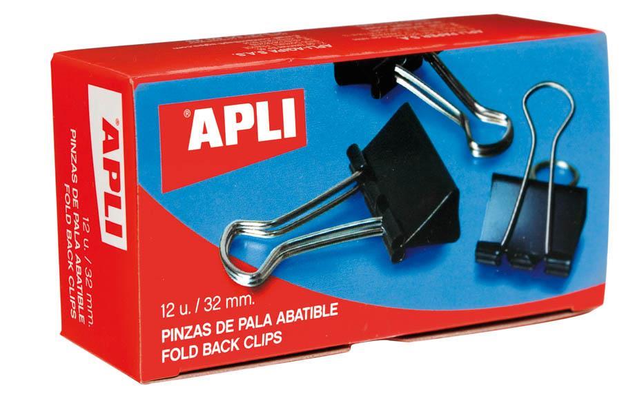 Apli Spenjalke za blok papirja, 25 mm 12 kos