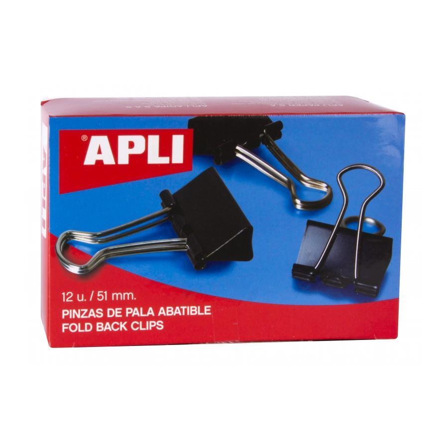 Apli Spenjalke za blok papirja, 51 mm 12 kos