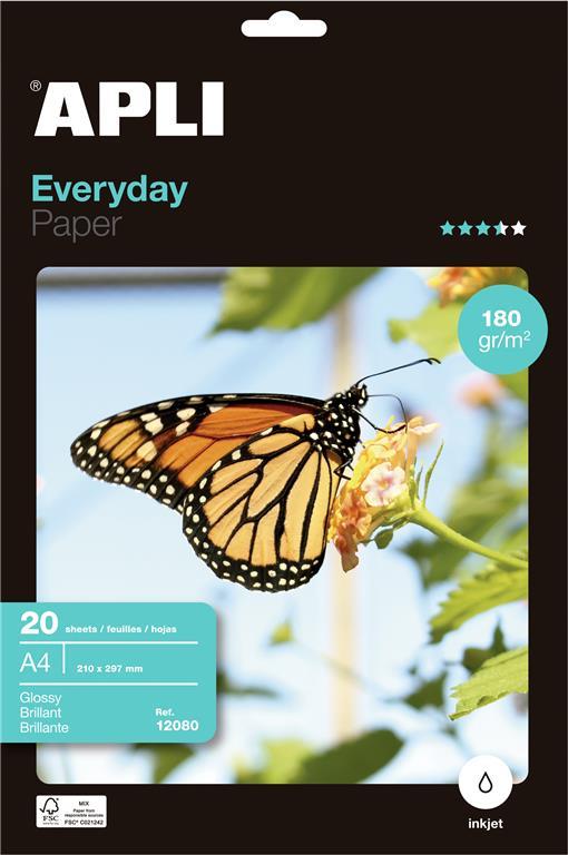 APLI Foto papir A4 Everyday 180g 20 listov