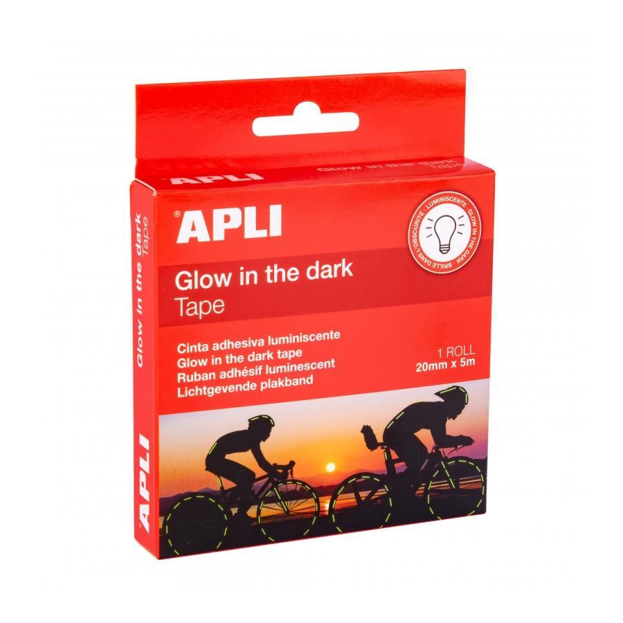 Apli Odsevni lepilni trak - sveti v temi 20 mm x 5 m