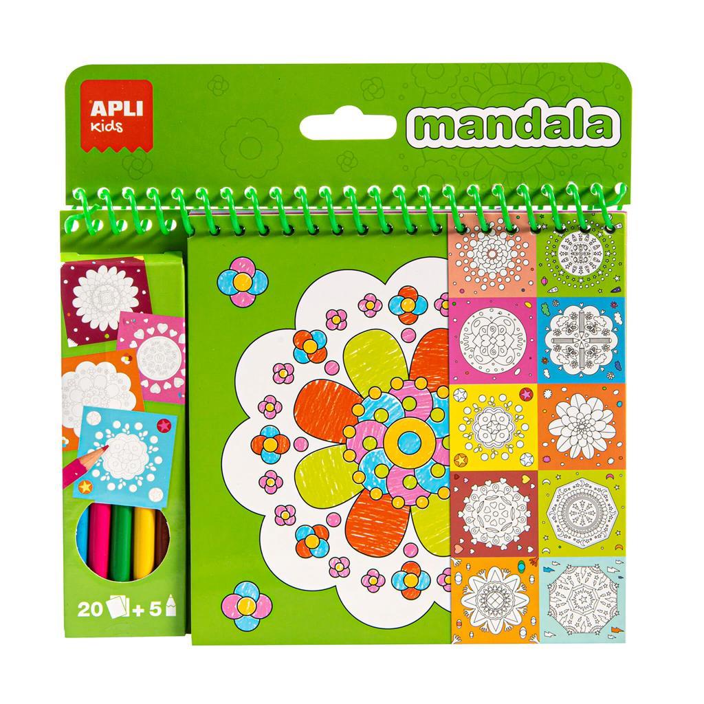 Apli Pobarvanka Mandala