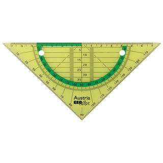 Aristo GEOflex trikotnik flexi 15cm, neon zelen