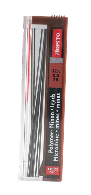 Aristo Mince za tehnični svinčnik 0,5 2B