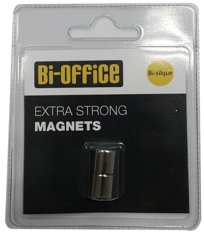 Bi-Office Magneti za steklene table, 2 kos fi 10mm