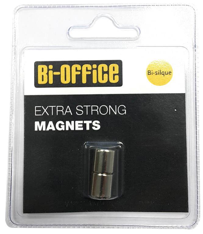 Bi-Office Magneti za steklene table, 2 kos fi 10mm