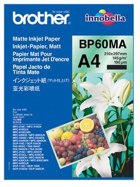 Brother Foto papir mat A4, 25 listov, 145g/m2 Inkjet