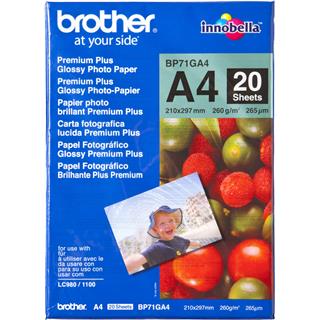 Brother Foto papir glossy A4 20 listov