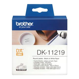 Brother DK11219 Nalepke okrogle 12mm