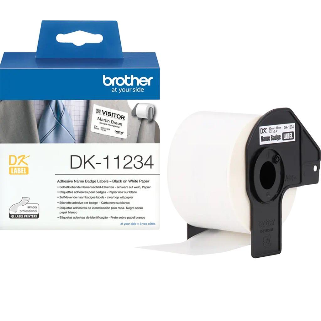 Brother DK11234 Nalepke za oblačila 60mmx86mm (260 nalepk)