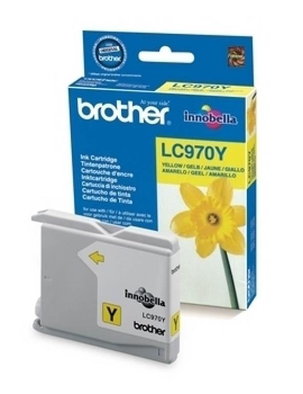 Brother Kartuša LC970Y, yellow, 300 strani DCP135/150/235 MFC235/263