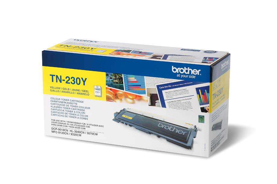 Brother Toner TN230Y, yellow, 1.400 strani DCP9010 HL3040/70 MFC9120/9323